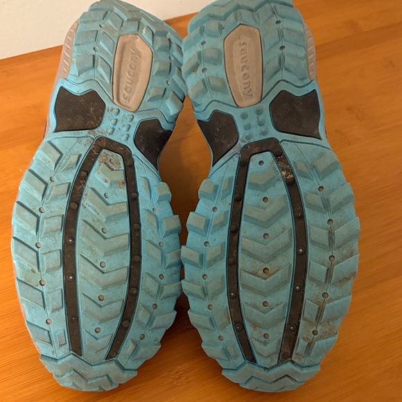 Saucony Black and Pink Athletic Shoes Women’s size 8 - Picture 5 of 10